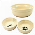 The lastest customized ceramic bowl for cat with metal stand ,double ceramic pet bowl with iron stand
